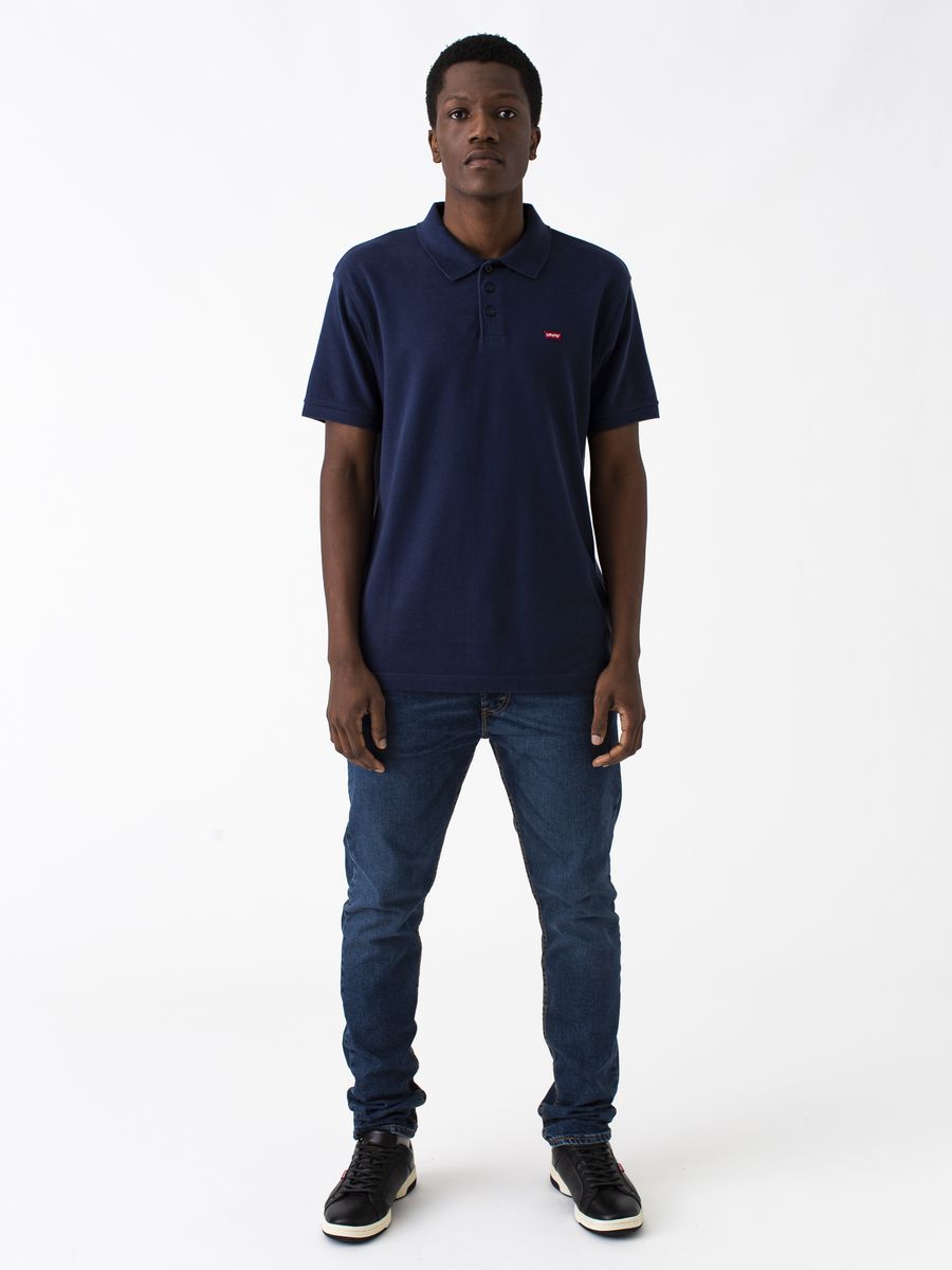 Levi's® Men's Housemark Polo Shirt (Blue Polo - Standard)