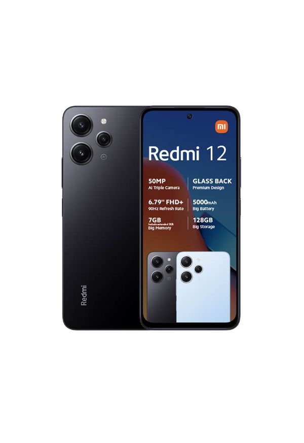 Xiaomi Redmi 12 128GB Dual Sim - Midnight Black