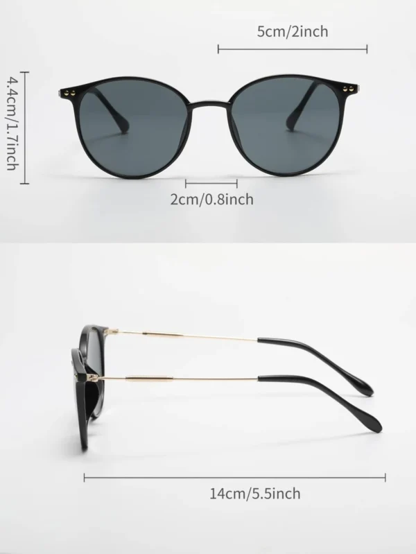 2pairs Women Rivet Detail Sunglasses Beach Accessories - Image 5