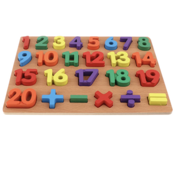 Kids Educational Wooden Numbers and Counting Puzzle - Image 3